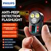 Philips SFL 1551 Rilevatore di Telecamere Spia, Torcia Compatta Portatile con Modalità Multiple per la Sicurezza