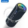 ortizan Altoparlante portatile wireless Ortizan da 40 W, altoparlante Bluetooth impermeabile IPX7, suono stereo potente e bassi profondi, accoppiamento TWS, microfono integrato, 3EQ, luci RGB per casa e