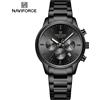 NAVIFORCE Orologio da uomo NAVIFORCE al quarzo con calendario, resistente all'acqua 3ATM, datario, cinturino in acciaio, orologio da polso sportivo di lusso alla moda NF8076