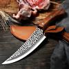 SHENJIU Coltello da Chef per Disossare, Forgiato in Acciaio Inossidabile, Coltelli Professionali da Cucina, Coltello da Pesca Fatto a Mano, Coltello da Macellaio per Carne
