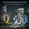 barweer GLaDOS Portal 2 con LED, Blocchi da Costruzione, Gioco Puzzle di Decrittazione, Robot Malvagio, Kit Modello Aperture Lab, Regalo Fai-da-Te per Adulti, 1976 Pezzi