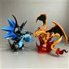 Bandai Action Figure Anime Pokémon Mega X Charizard, Statuette Genie Spitfire Charizard, Modellini in PVC da Collezione, Giocattoli e Regali