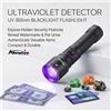 Alonefire Torcia UV Alonefire 10W 365nm ad Alta Potenza, Ricaricabile USB, per Rilevamento Macchie di Cani e Gatti, Tinea, Denaro, Scorpioni