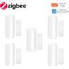 coolo Sensore per porte e finestre Tuya Zigbee 3.0, rilevatore magnetico di apertura/chiusura, sicurezza domestica intelligente, compatibile con Hub Smart Life Z2M