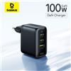 BASEUS Caricabatterie Rapido Baseus 100W USB Tipo C con Supporto QC PD PPS, Caricatore Portatile per iPhone 17 16 15 14, MacBook Air e Laptop