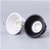 JOYINLED 1/5 Pezzi Faretto da Incasso Rotondo Nero/Bianco Orientabile per Soffitto, Portalampada GU10 MR16, Apparecchio di Illuminazione per Soffitti