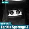 YaLumei Per Kia Sportage 4 QL 2016 2017 2018 2019 2020 2021: Cornice di copertura per porta USB accendisigari e modanatura decorativa per bocchetta dell'aria posteriore