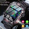 LAXASFIT 2026 Nuovo Smartwatch da Uomo per Sport all'Aperto, Orologio con Display da 1,85 Pollici, Assistente Vocale, Chiamate Bluetooth, Torcia LED