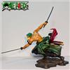 Bandai Statua Anime One Piece di Luffy e Roronoa Zoro con Tre Lame Sa-Maximum, Modellino da Collezione in PVC, Regalo