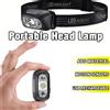 ZHIYU 1-5 Pezzi Mini Torcia Frontale Ricaricabile Potente con Sensore, Lampada Frontale USB, Torcia LED, Luce da Campeggio e Ricerca
