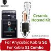 BEGRINT Kit Hotend Aggiornato per Anycubic Kobra S1/S1 Combo, Nuovo Ugello da 0.2/0.4/0.6/0.8mm, Hot End in Ceramica a Riscaldamento Rapido, Parti per Stampante 3D