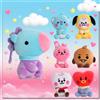 Bandai Bestseller BTed 21 Giocattoli di Peluche Kawaii, Mini Portachiavi, Ciondolo Anime, Ornamento per Bambini 12~22cm, Bambole Morbide Imbottite BT, Regalo