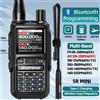 Baofeng 5R MINI Walkie Talkie con Programmazione APP, Multibanda, Copia Frequenza con Un Tasto, VOX per Escursionismo e Campeggio, Radio Ham Type-C