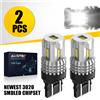 AUXITO 2 Pezzi T20 7443 W21/5W LED Luci Auto Super Luminose 6000K Bianco Rosso 7440 W21W LED Fanale Posteriore Auto DRL Luce di Guida 12V