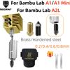 BEGRINT Hotend di Assemblaggio per Bambu Lab A1/A1 Mini/A2L con Ugello in Ottone/Acciaio Temprato da 0.2/0.4/0.6/0.8 per Parti Stampante 3D Bambu Lab A1