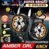 CO LIGHT Faro da lavoro CO LIGHT da 4 pollici per auto, faretto ambra DRL, luci ausiliarie a LED per moto, luci a LED per montaggio su montante A, per uso fuoristrada