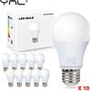 YNL 10 pz/lotto Lampadine LED a bulbo E27 AC 220V 18W 15W 12W 9W per Lampadari e Soggiorno
