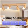 CANMEIJIA Faretto LED da Soffitto Moderno con Lampadina Sostituibile GU10, Lampada Spot per Soggiorno, Camera da Letto, Cucina, Illuminazione a Soffitto ad Alta Efficienza Energetica