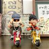 Bandai Figurina Anime Dragon Ball da 10 cm GK Son Goku/Master Roshi Kame Sennin, statuetta in PVC, modello action figure, giocattolo regalo per bambini
