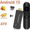 Transpeed TV Stick Android 13 ATV con App TV 4K 3D, Box TV 2.4G&5G con Controllo Vocale, Lettore Multimediale, Ricevitore TV, Set-Top Box