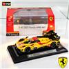 Bburago 1:43 WEC 24h Le Mans Hypercar 2025 Ferrari 499P N.83 Modellino Auto da Corsa in Lega Pressofusa 296 GT3