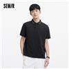 Semir Polo da Uomo Semir in Seta Mulberry, Maglia Basica Lavorata a Maglia, Stile Casual Estivo 2026, Morbida e Leggera, Top per Ufficio