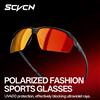 SCVCN Occhiali Polarizzati SCVCN per Escursionismo, Pesca, Ciclismo, Protezione UV400, per Uomo e Donna, Bici, MTB, Sport, Corsa, Campeggio