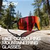 SCVCN Occhiali da Ciclismo Fotocromatici Scvcn, Occhiali da Sole per Uomo e Donna, Protezione UV400 per Sport all'Aperto, MTB, Corsa, Montagna e Fuoristrada