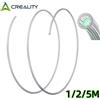 Creality Tubo in PTFE a Forma di Stella Ufficiale Creality 1M/2M/5M, Design con Canale Interno a Bassa Resistenza, Prestazioni Migliorate in Multicolore