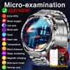 GUHUAVMI Smartwatch ECG AMOLED per Uomo con Esame Microfisico, Monitoraggio Pressione Sanguigna, Grasso Corporeo, Acido Urico, Chiamate, per Uomini e Donne NUOVO