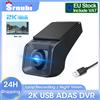Srnubi 2K USB ADAS DVR per Autoradio Android Multimedia Player Unità Principale Registratore di Guida HD Telecamera Posteriore Cruscotto Sensore G Automatico