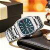 VA VA VOOM Orologio da uomo al quarzo di alta qualità 2026, serie immersione analogica con movimento quadrato da 40 mm, in acciaio argentato, orologio da uomo montre