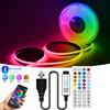 YSRSAI Striscia LED RGB COB USB 5V con Controllo Bluetooth e Telecomando a 44 Tasti, Kit da 1-5M per Illuminazione LED di Stanze, PC, TV, Retroilluminazione e Luci al Neon