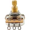 Musiclily Potenziometro Musiclily Pro HD A250K/B250K/A500K/B500K/A25K/B25K/A1M/B1M in ottone massiccio con albero a 18 scanalature metrico a passo largo