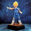 Bandai Statuetta Anime Dragon Ball, Figura d'Azione Ssj2 Majin Vegeta, Raffinata Statua in PVC con Base, Modellino da Collezione per Regalo