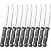 xituo Set di Coltelli da Cucina XITUO 6-12 Pezzi, Coltelli da Bistecca in Acciaio Inox a Lama Intera, Coltello Seghettato per Cena, Coltello da Esterno per Tagliare Carne e Pane