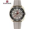 NAVIFORCE Orologio al Quarzo NAVIFORCE da Uomo, Display Data, Luminoso, Impermeabile 5ATM, Cinturino in Silicone, Orologio Sportivo da Polso per Uomini
