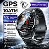 GUHUAVMI Nuovo Smartwatch Militare 2026 con GPS e Mappe Offline, Bussola Integrata, Impermeabile 10ATM, Schermo AMOLED da 1.43", Chiamate HD, Smartwatch Sportivo