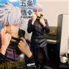 Bandai Statuetta Anime Jujutsu Kaisen di Gojo Satoru, 21CM, Action Figure in PVC, Modellino da Collezione per Bambini, Ornamento da Scrivania