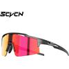 SCVCN Occhiali da Ciclismo Fotocromatici SCVCN, Occhiali da Sole per Bici, Protezione UV400 Antivento per Sport Acquatici e Campeggio