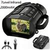 INSKAM Binocolo per Visione Notturna con Zoom Digitale 10X, Schermo HD 2.8 Pollici, Telescopio a Infrarossi 4K, Visione Notturna fino a 800M in Completa Oscurità, Regalo Ideale