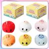 Bandai Peluche Antistress a Forma di Panino al Vapore, Simpatico e Morbido, Portachiavi Fidget Squeezable, Blind Box e Regalo Decorativo