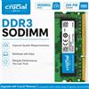 crucial Memoria RAM Crucial per Laptop DDR3L DDR3 8GB 4GB 1066 1333 1600MHz SO-DIMM PC3-8500 PC3-10600 12800 14900 1.35V 1.5V RAM per Notebook