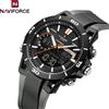 NAVIFORCE Orologio Sportivo da Uomo NAVIFORCE con Doppio Display, Cronografo Analogico-Digitale, Allarme, Cronometro, Doppio Fuso Orario, LED Luminoso, Impermeabile