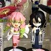 Bandai Figura Anime Demon Slayer 15cm, Kanroji Mitsuri Iguro Obanai in Posizione Eretta, Action Figure in PVC, Modellino da Collezione, Regalo per Bambini
