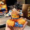 Bandai Figura di Son Goku di Dragon Ball, Goku che Mangia un Hamburger, 15cm/5.91 pollici, Modellino in PVC da Collezione, Giocattolo Regalo