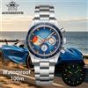 ADDIESDIVE Top Brand AD2551 Orologio cronografo C3 Super luminoso in acciaio inossidabile 316L 10Bar impermeabile con movimento 0S20 Orologio da uomo