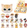 FUNISM Mofusand Lucky Cat Mini Figures Blind Box - Statuette Carine a Particelle Piccole, Modellini da Collezione, Ornamenti da Scrivania, Regali di Compleanno