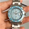 tandorio Orologio Subacqueo Meccanico Tandorio con Quadrante Blu 40mm, Movimento Miyota 8215 PT5000, Impermeabile 200M, Lume, Vetro Zaffiro, Bracciale in Acciaio Inossidabile