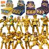 BLOKEES Serie Gold Saint Stars Wave1-4 Blind Box | Set di Action Figure Ufficiali Saint Seiya per Collezione Anime e Regalo